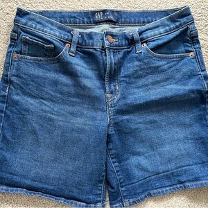 GAP Women's Dark Blue Denim Jean Shorts